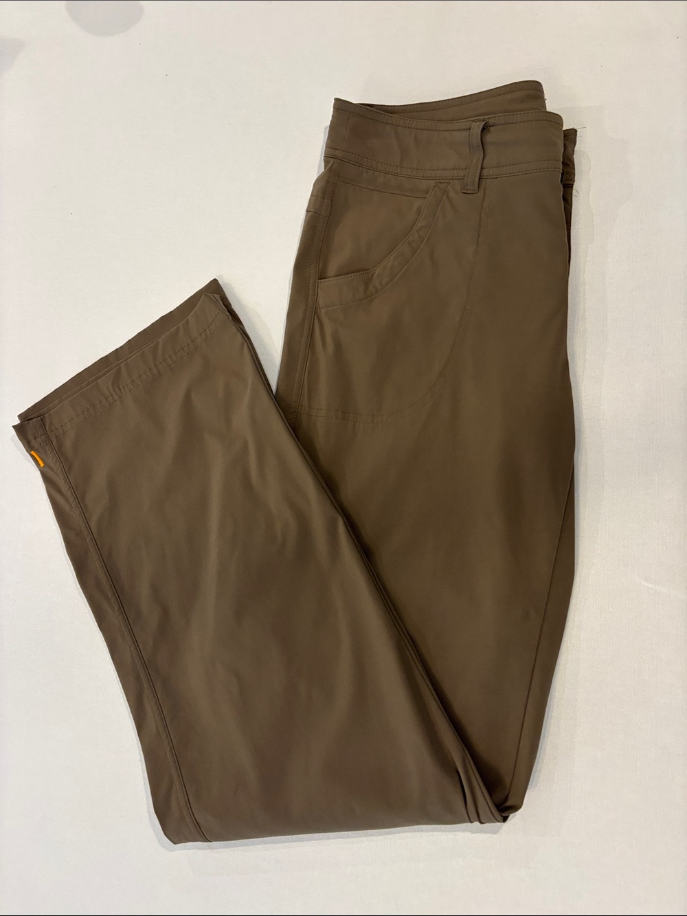 Lucy women’s Hiking Outdoors Olive-Brown pants. Size Small LONG